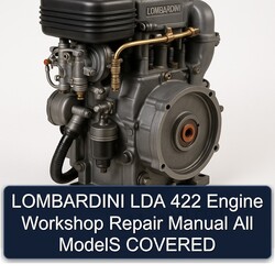 Lombardini LDA Series 422 Engine All Models Covered Service Repair Workshop Manual PDF