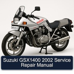 2002 Suzuki GSX Series GSX1400 Service Repair Workshop Manual PDF