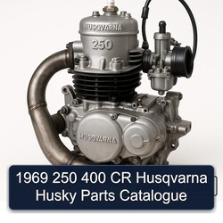Husqvarna 250 400 CR Husky Parts Catalog PDF