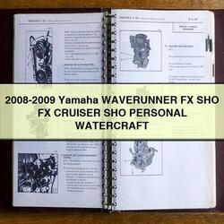 2008-2009 Yamaha WAVERUNNER FX SHO FX CRUISER SHO PERSONAL WATERCRAFT