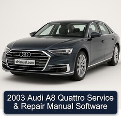 2003 Audi A8 Quattro Software Service Repair Workshop Manual PDF