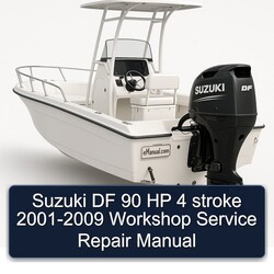 2001-2009 Suzuki DF 90 HP 4 Stroke Service Repair Workshop Manual PDF
