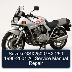 1990-2001 Suzuki GSX Series GSX250 250 - All Service Repair Workshop Manual PDF