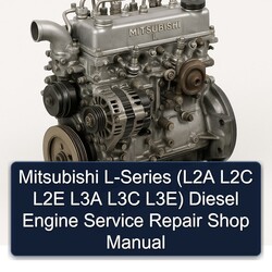 Mitsubishi L Series L-series (l2a L2C L2E L3A L3C L3e) Diesel Engine Shop Service Repair Workshop Manual PDF