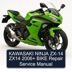 2006 Kawasaki Ninja ZX-14 ZX14 Bike 2006+ Service Repair Workshop Manual PDF