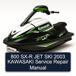 2003 800 SX-R JET SKI Kawasaki Service Repair Workshop Manual PDF
