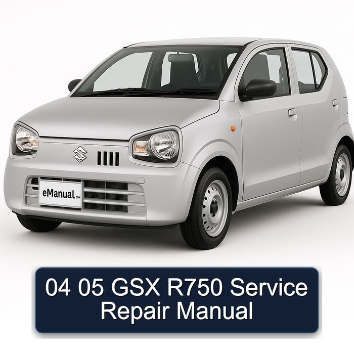 Suzuki A Models 04 05 Gsx R750 Service Repair Workshop Manual PDF