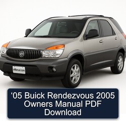 2005 Buick Rendezvous ‘05 Owners Owner's Manual PDF