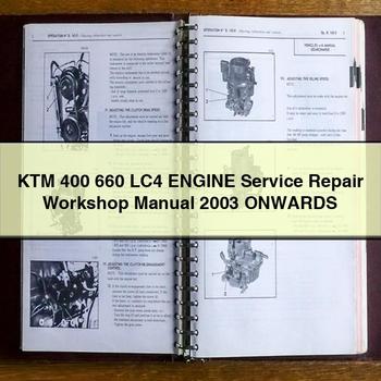 2003 KTM 400 660 LC4 Engine Onwards Service Repair Workshop Manual PDF