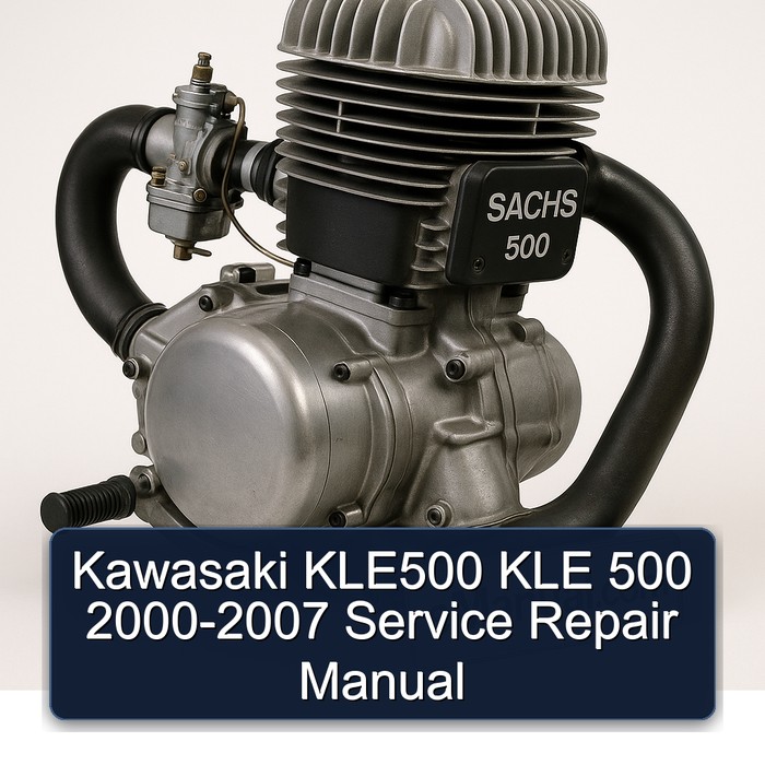 2000-2007 Sachs 500 Kawasaki KLE500 KLE Service Repair Workshop Manual PDF