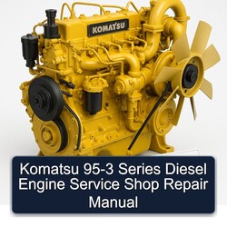 Komatsu 95 3 Series Diesel Engine Shop Service Repair Workshop Manual PDF