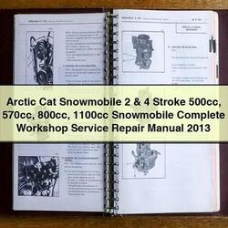 2013 Arctic CAT Snowmobile 2 4 Stroke 500CC 570CC 800CC 1100CC Service Repair Workshop Manual PDF