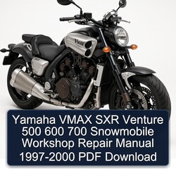 1997-2000 Yamaha Vmax SXR Venture 500 600 700 Snowmobile Service Repair Workshop Manual PDF