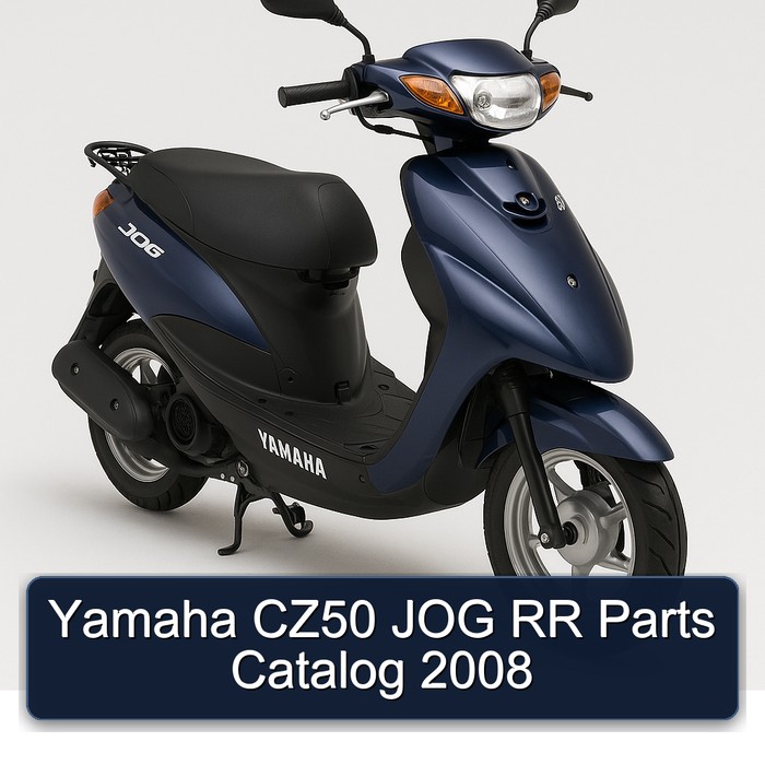 2008 Yamaha Jog CZ50 RR Parts Catalog PDF