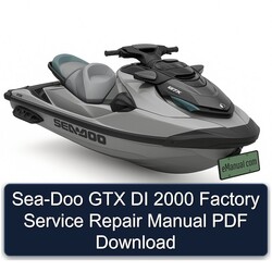 2000 SEA-DOO GTX DI Service Repair Workshop Manual PDF