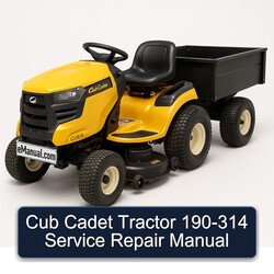 Cub Cadet Tractor 190-314 Service Repair Workshop Manual PDF