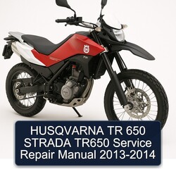 2013-2014 Moto Guzzi Strada Husqvarna TR 650 TR650 Service Repair Workshop Manual PDF