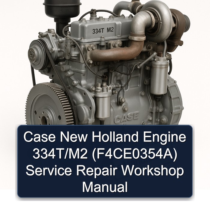 Case New Holland Engine 334t/m2 (F4CE0354A) F4CE0354A Service Repair Workshop Manual PDF