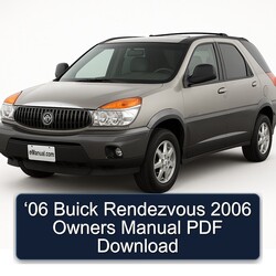 2006 Buick Rendezvous ‘06 Owners Owner's Manual PDF