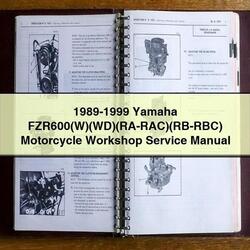 1989-1999 Yamaha FZR Models Fzr600(w)(wd)(ra-rac)(rb-rbc) Motorcycle Service Repair Workshop Manual PDF