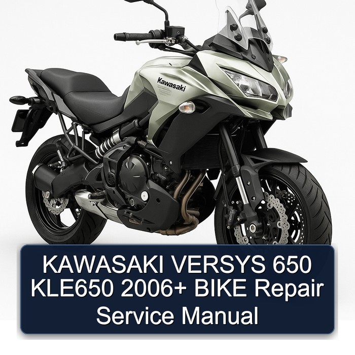 2006 Kawasaki Versys 650 KLE650 Bike Service Repair Workshop Manual PDF