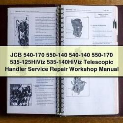 JCB 540-170 550-140 540-140 550-170 535-125hiviz 535-140hiviz Telescopic Handler Service Repair Workshop Manual PDF