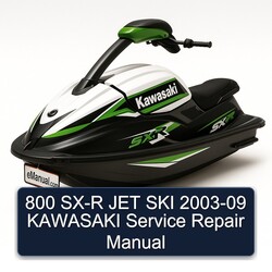 2003-2009 800 SX-R JET SKI Kawasaki Service Repair Workshop Manual PDF