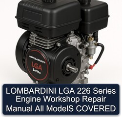 Lombardini LGA Series 226 Engine All Models Covered Service Repair Workshop Manual PDF