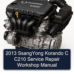 2013 Ssangyong G20DF Korando C C210 Service Repair Workshop Manual PDF