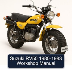 1980-1983 Suzuki RV Series RV50 Service Repair Workshop Manual PDF