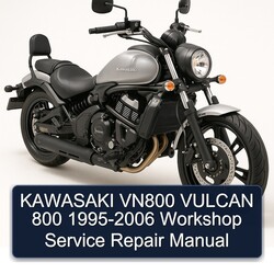 1995-2006 Kawasaki Vulcan VN800 800 Service Repair Workshop Manual PDF