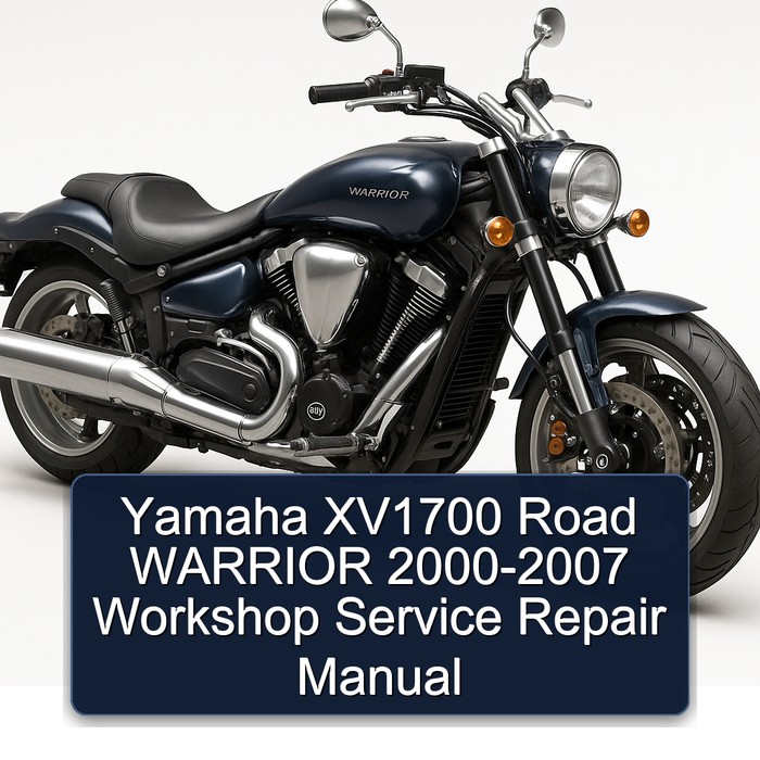 2000-2007 Yamaha Warrior XV1700 Road Service Repair Workshop Manual PDF