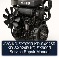 Kohler KD Series JVC Kd-sx979r Kd-sx925r Kd-sx924r Kd-sx909r Service Repair Workshop Manual PDF