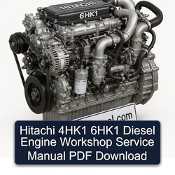 Hitachi 6hk1 4hk1 Diesel Engine Service Repair Workshop Manual PDF
