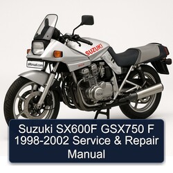 1998-2002 Suzuki Katana Models SX600F GSX750 F Service Repair Workshop Manual PDF
