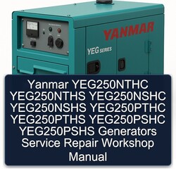 Yanmar YEG250NTHC YEG250NTHS YEG250NSHC YEG250NSHS YEG250PTHC YEG250PTHS YEG250PSHC YEG250PSHS Generators Service Repair Workshop Manual PDF
