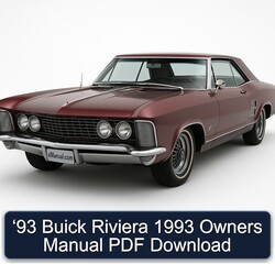 1993 Buick Riviera ‘93 Owners Owner's Manual PDF