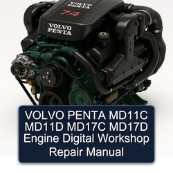Volvo Penta MD11C MD11D MD17C MD17D Engine Digital Service Repair Workshop Manual PDF