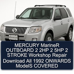 Mercury Marine Außenbordmotoren Reparaturhandbuch 1992+ 2 & 2,5 PS 2-Takt