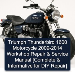 2009-2014 Triumph Thunderbird 1600 Motorcycle - [ Informative DIY ] Service Repair Workshop Manual PDF
