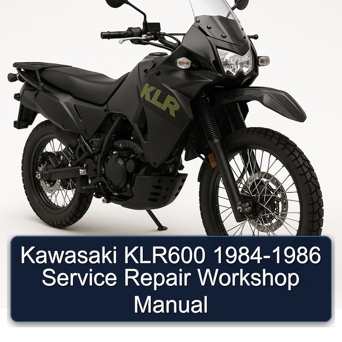 1984-1986 Kawasaki KLR Series KLR600 Service Repair Workshop Manual PDF