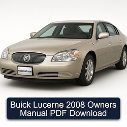 2008 Buick Lucerne Owners Owner's Manual PDF