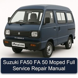Garelli Moped Suzuki FA50 FA 50 Service Repair Workshop Manual PDF