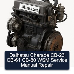 Daihatsu CB Series Charade CB-23 CB-61 CB-80 WSM Service Repair Workshop Manual PDF
