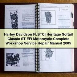 2005 Harley Davidson Softail Flstci Heritage Classic ST Efi Motorcycle Service Repair Workshop Manual PDF