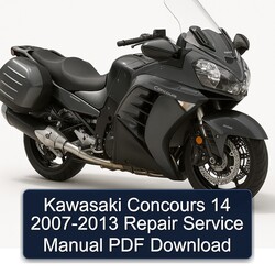 2007-2013 Kawasaki Concours Models 14 Service Repair Workshop Manual PDF