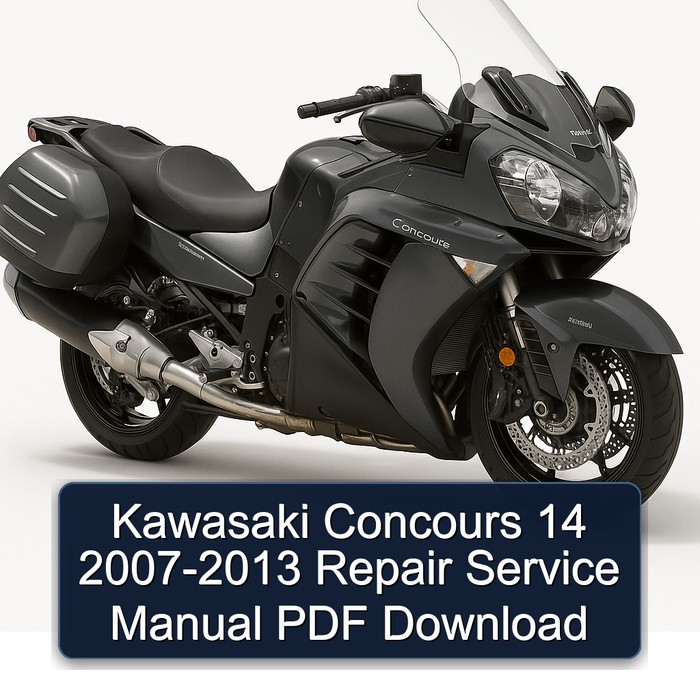 2007-2013 Kawasaki Concours Models 14 Service Repair Workshop Manual PDF