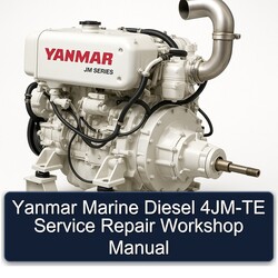 Yanmar Marine Diesel 4JM-TE Service Repair Workshop Manual PDF