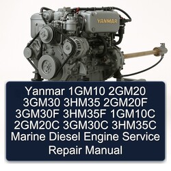 Yanmar 1gm10 2gm20 3gm30 3hm35 2gm20f 3gm30f 3hm35f 1gm10c 2gm20c 3gm30c 3hm35c Marine Diesel Engine Service Repair Workshop Manual PDF