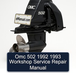 1992-1993 Omc 502 Service Repair Workshop Manual PDF